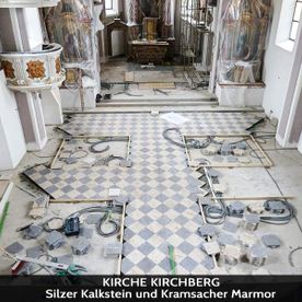 Kirche in Kirchberg | Silzer Kalkstein und Kramsacher Marmor